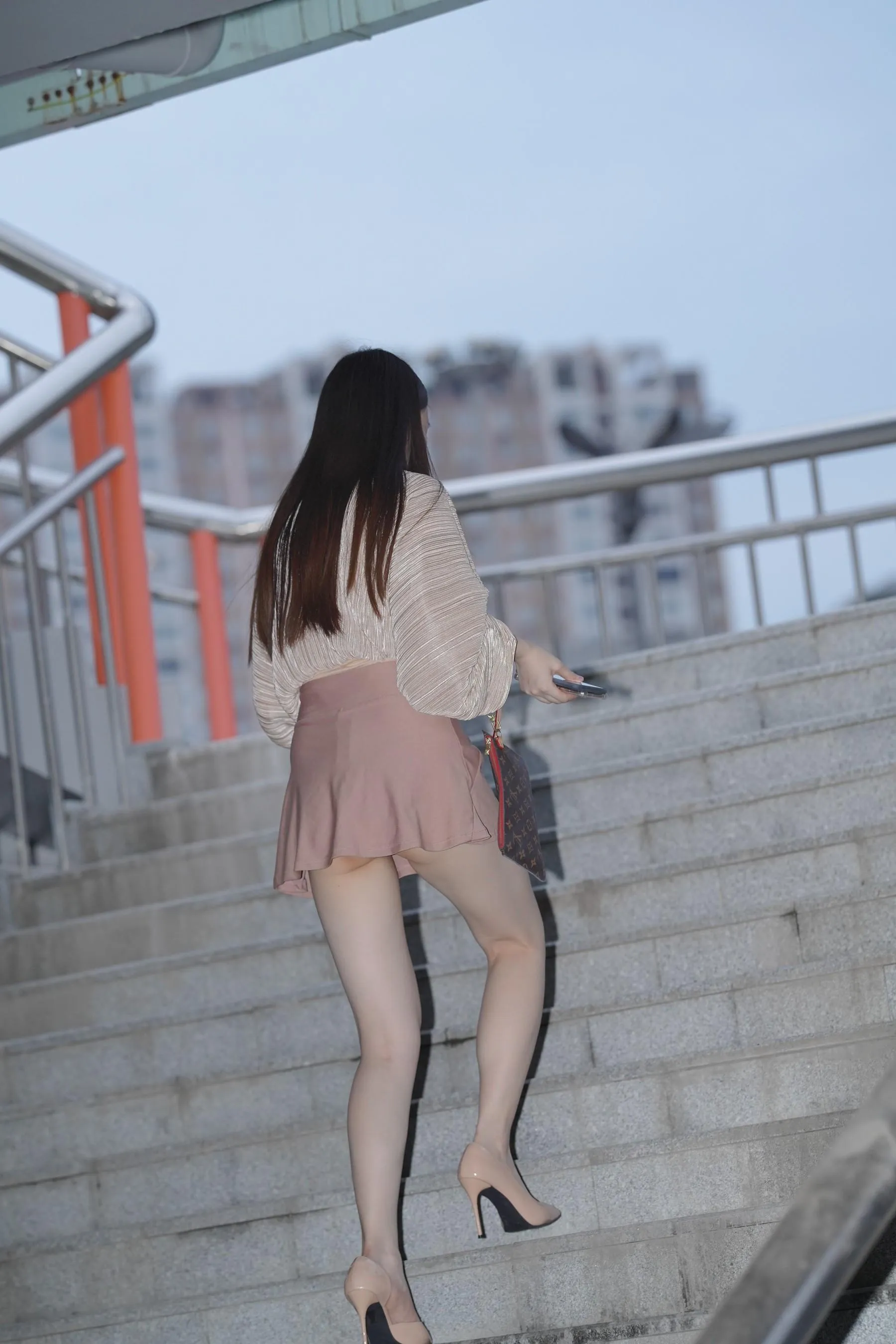 魔镜街拍 NO.167 可爱的粉色短裙小姐姐 [495P]插图6